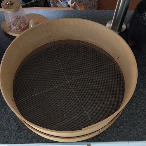 Mehlsieb holz 40 - ,