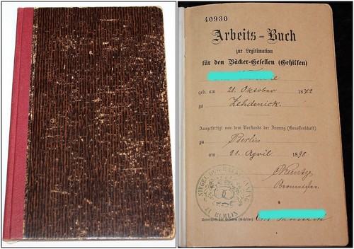 Bäcker geselle arbeits - -,