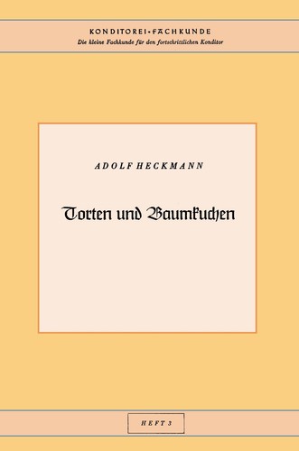 Konditorei fachkunde torten - fachkunde,