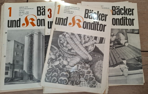 Ddr fachzeitschrift bäcker - ddr, „bäcker