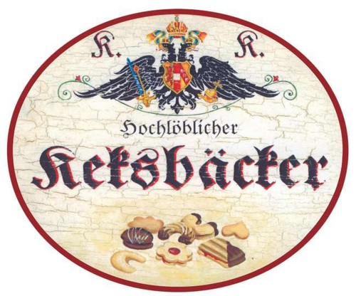 Keksbäcker nostalgieschild - keksbäcker,