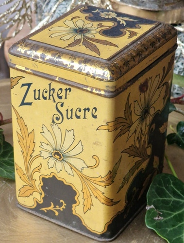 Antik jugendstil zuckerdose - jugendstil,